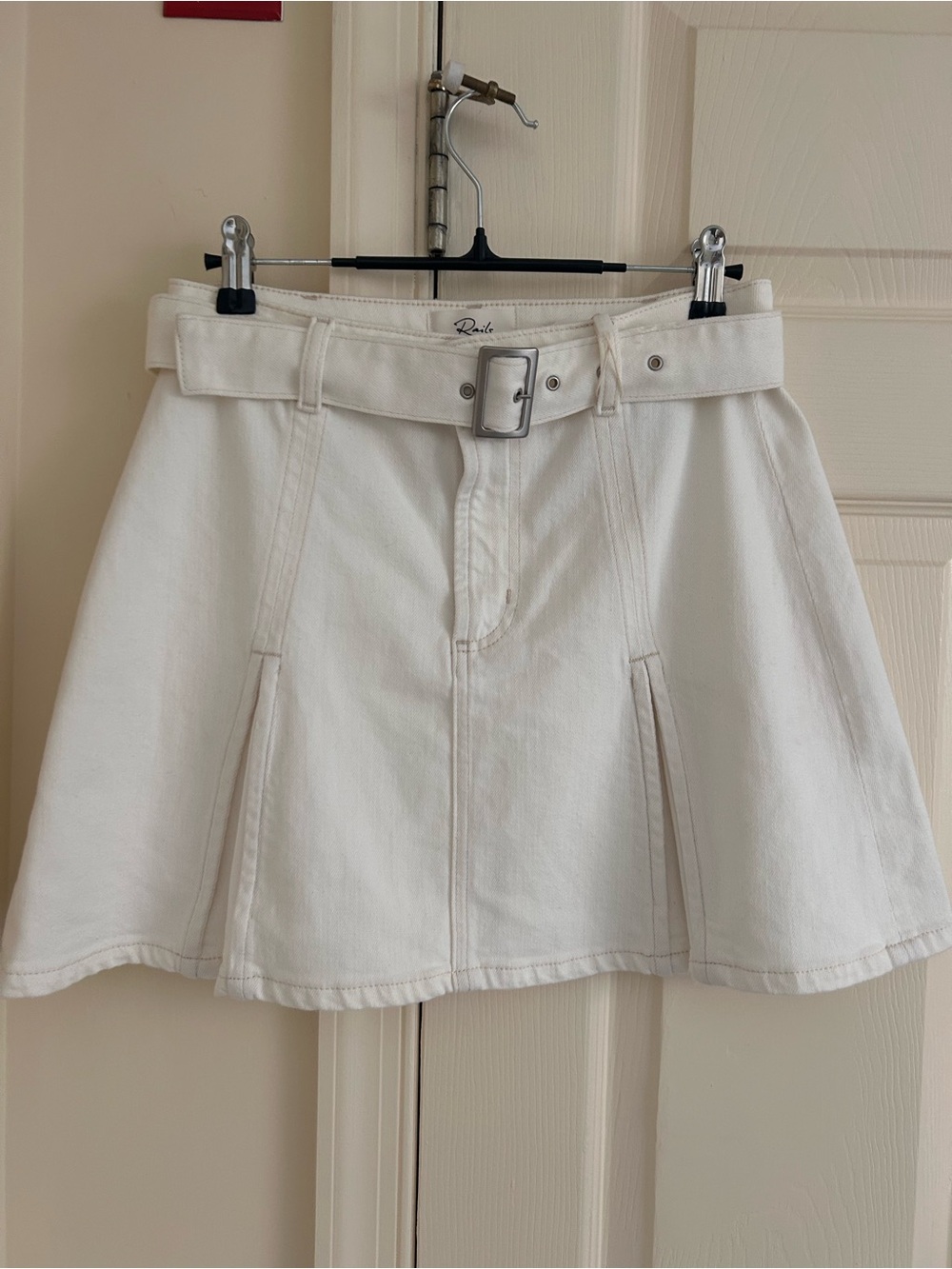 Rails Cream A-Line Skirt with Detachable Belt